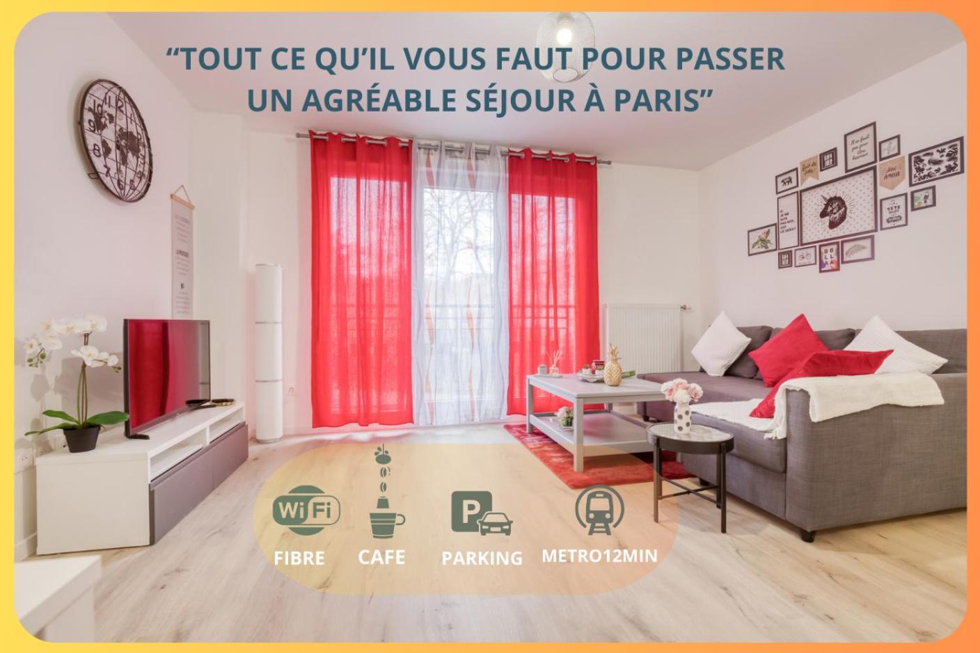 Luxueux Paris - Bagnolet - Les Lilas-Parking Gratuit المظهر الخارجي الصورة